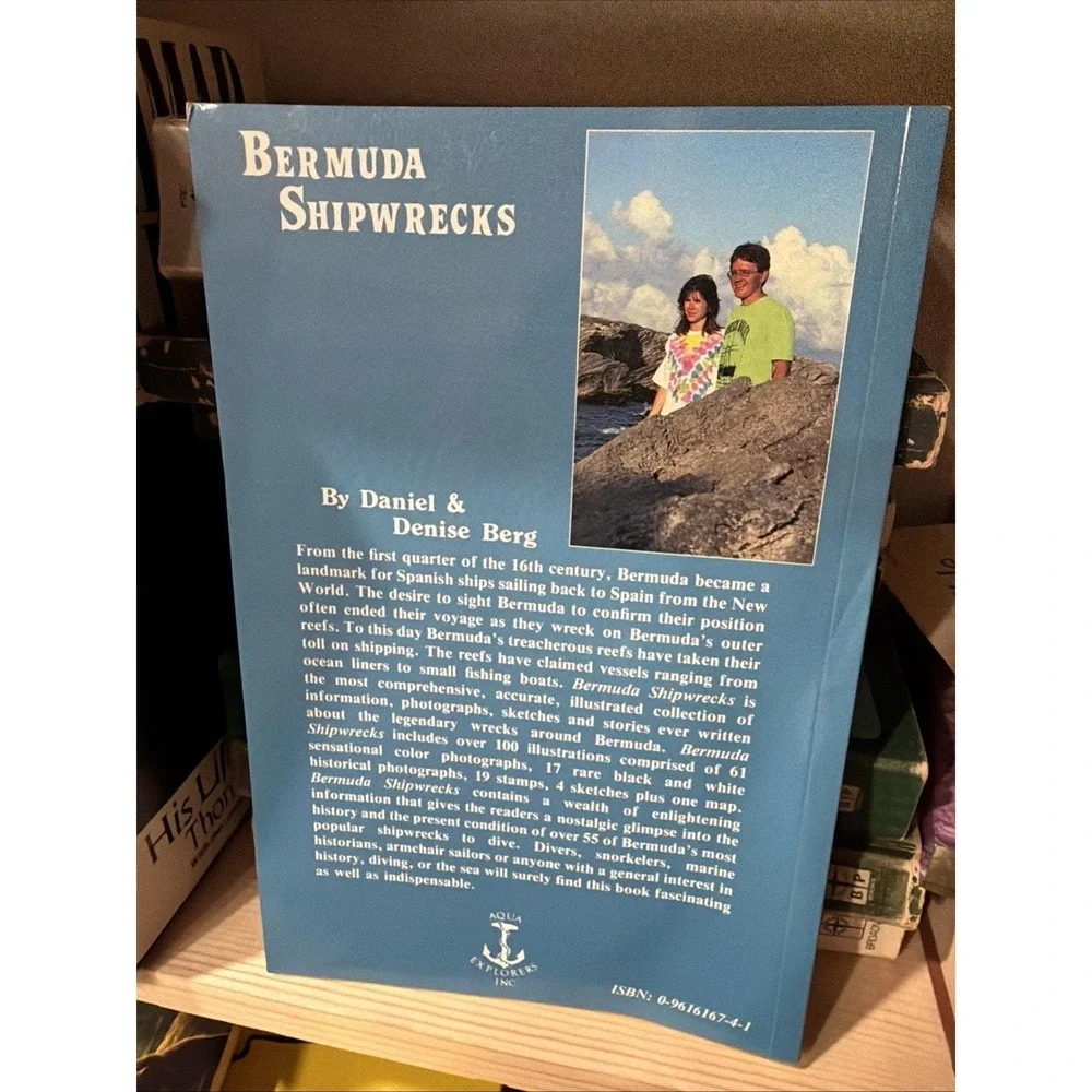BERMUDA SHIPWRECKS Shipwreck Treasure Lost Ships Ship Reef Diving Dive Book
